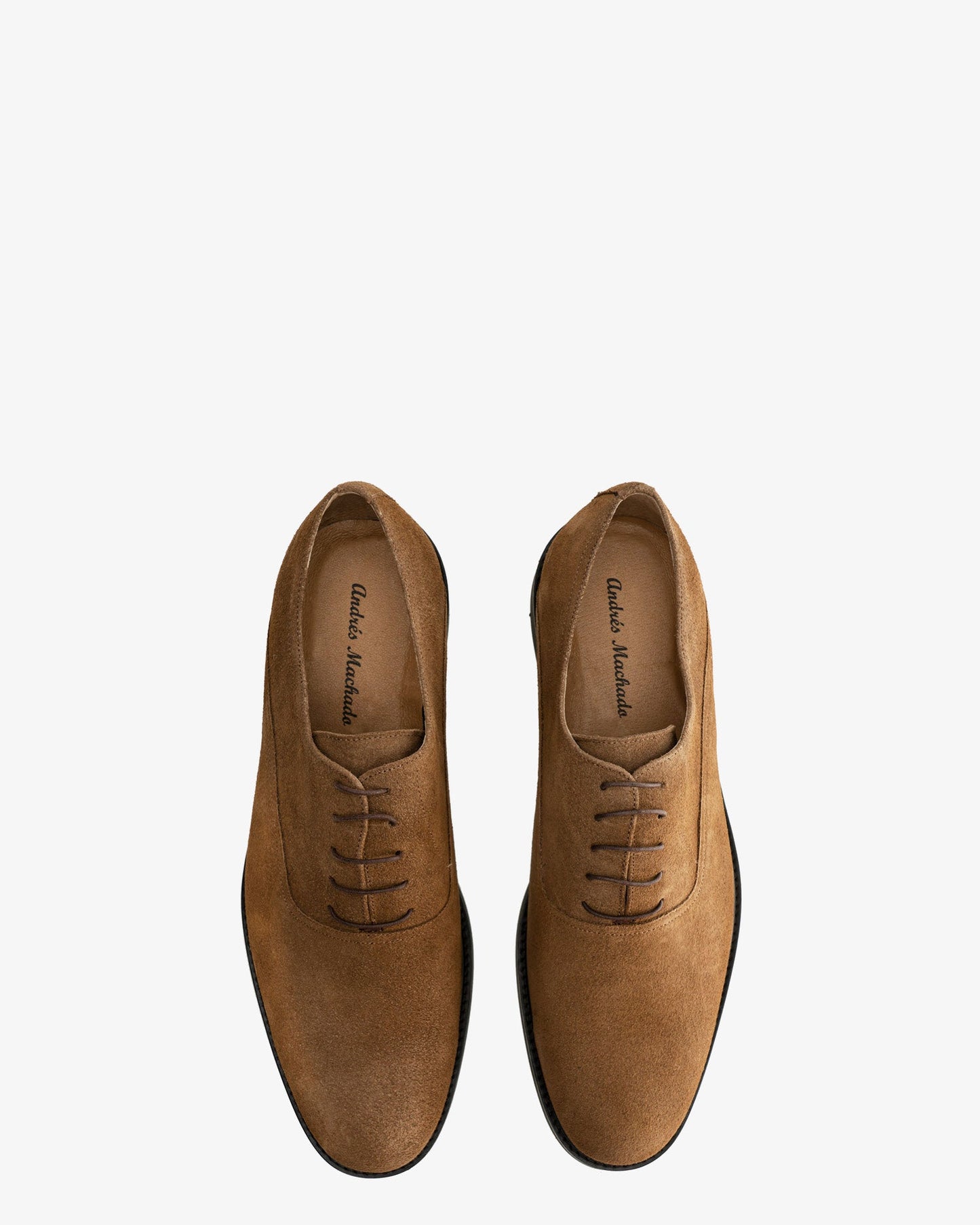 Brown suede dress shoe