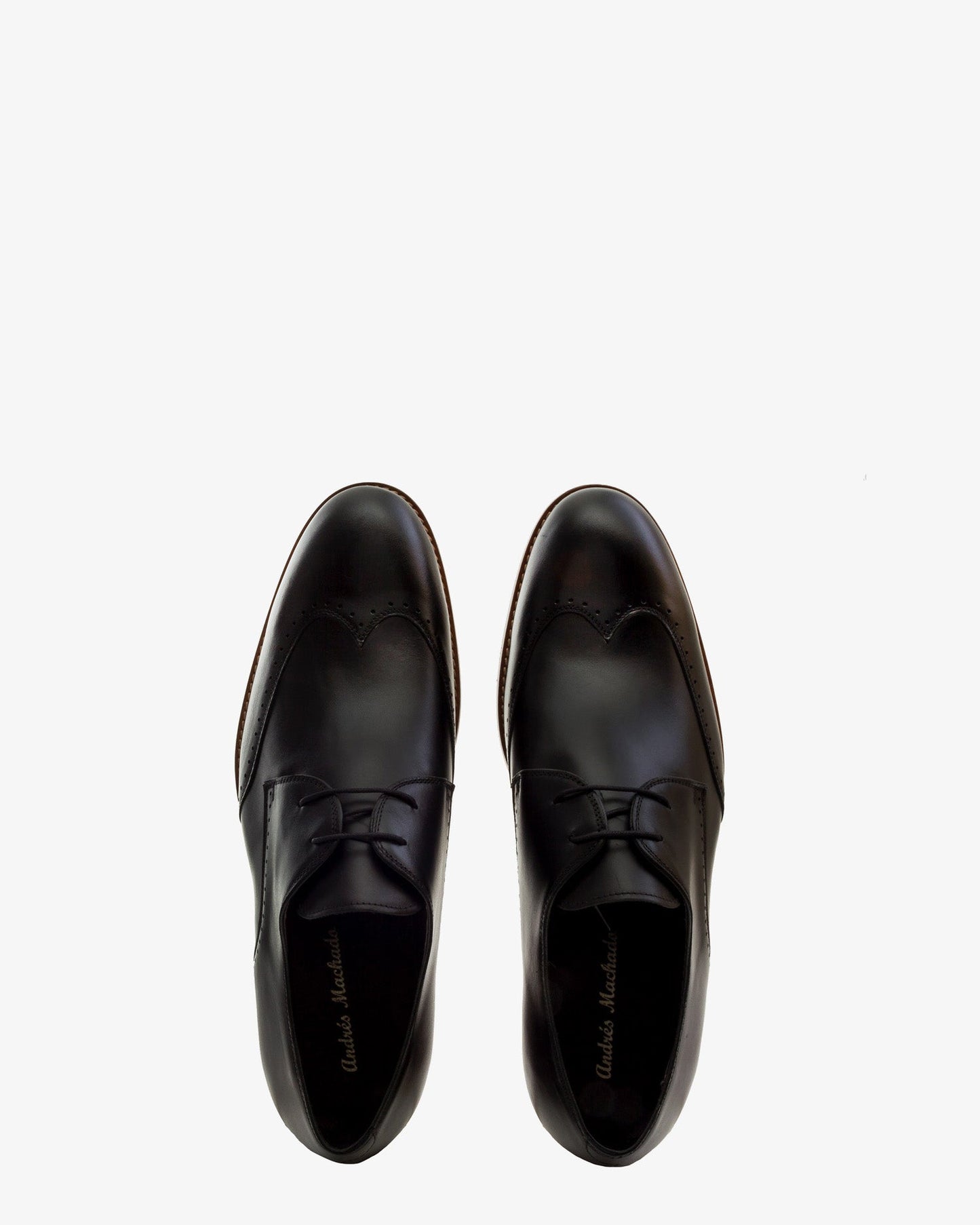 Zapatos oxford piel negro