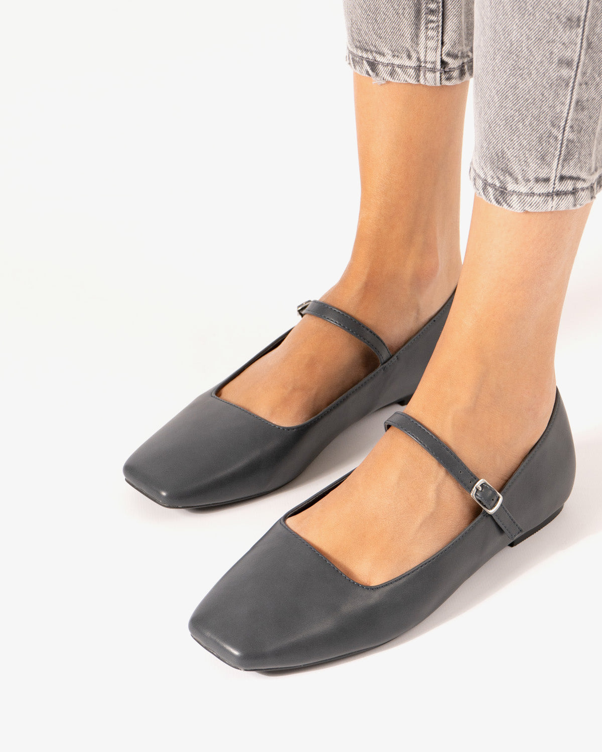 Bailarina plana en soft marino