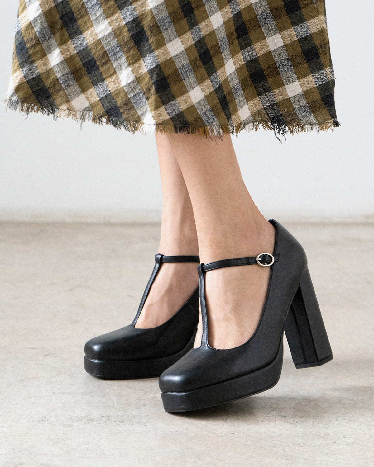 Zapato salomé en soft negro