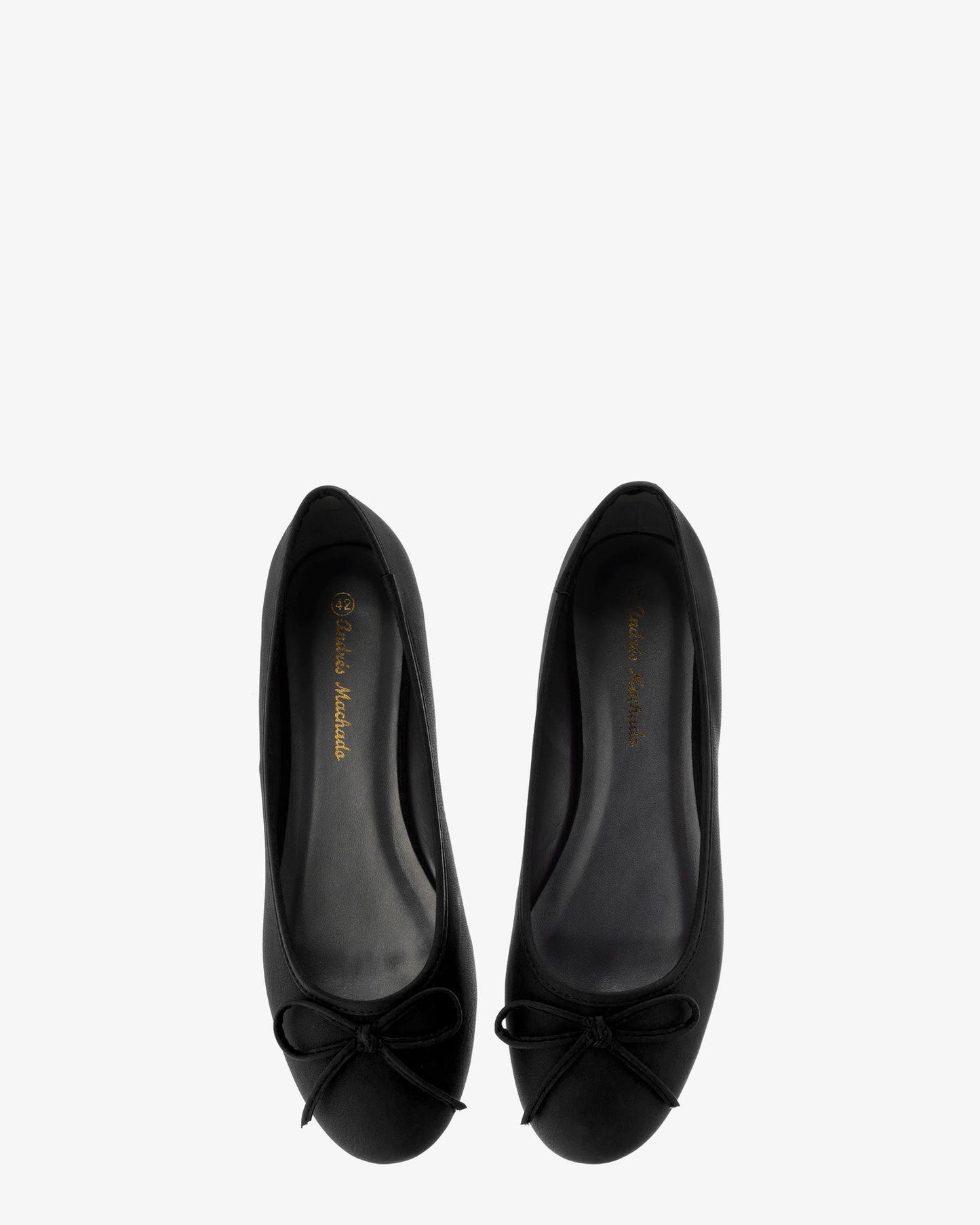 Black pullover ballerina with bow