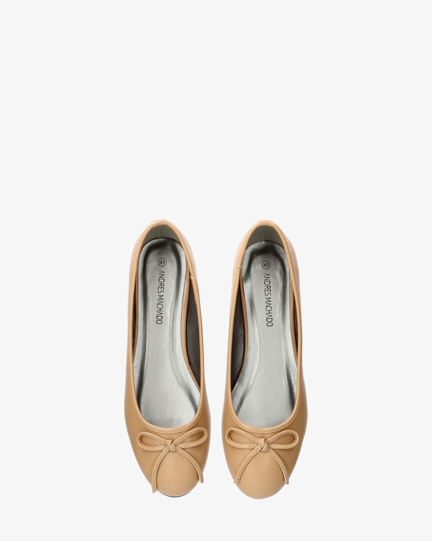 Classic soft beige ballerina flats