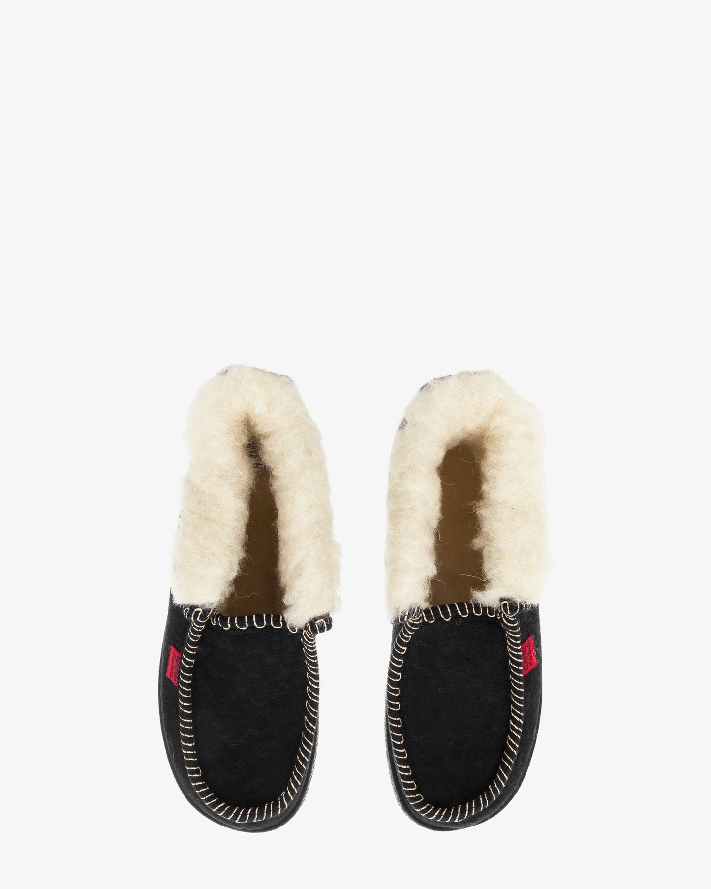 Botín antelina negro con borreguillo