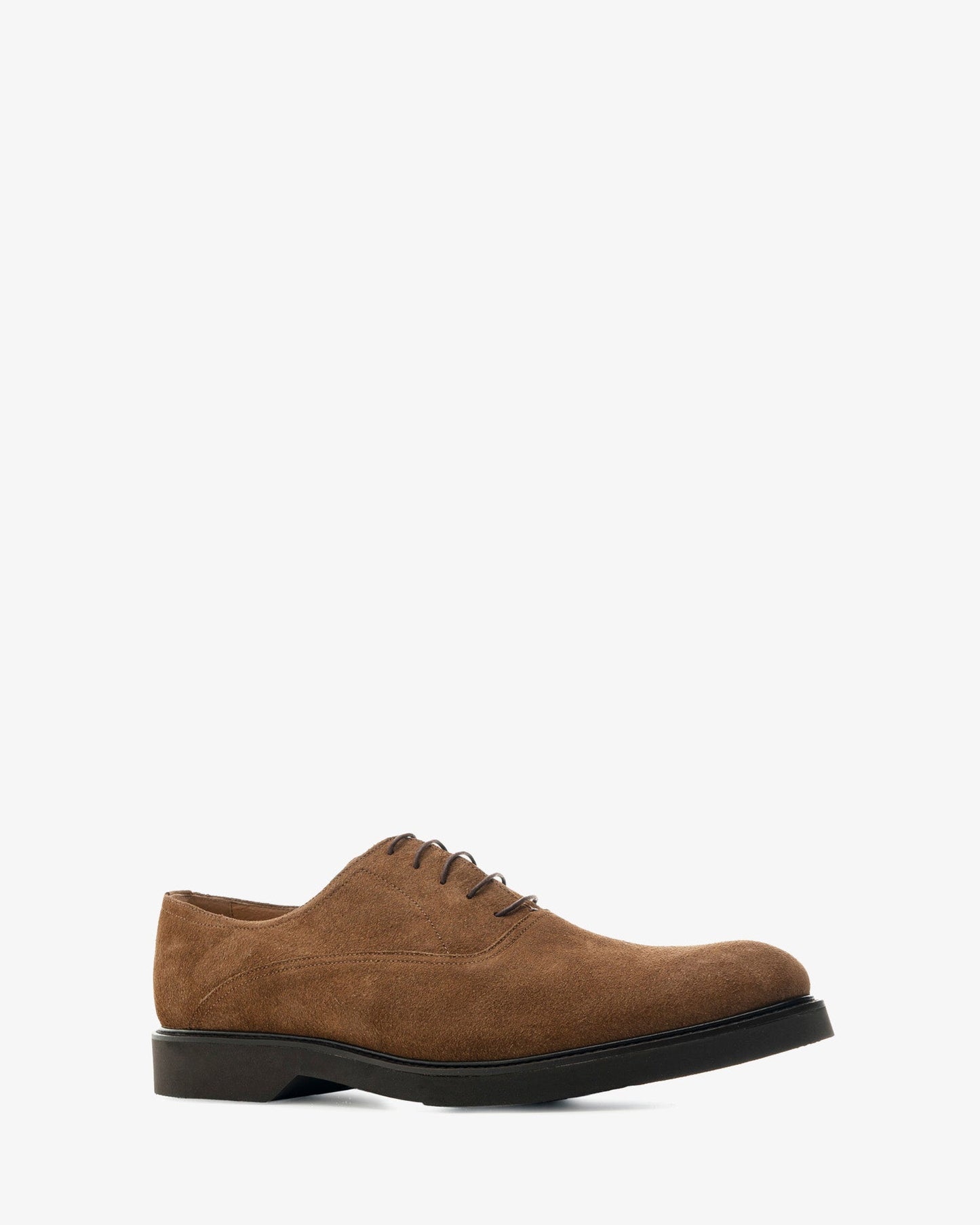 Brown suede dress shoe