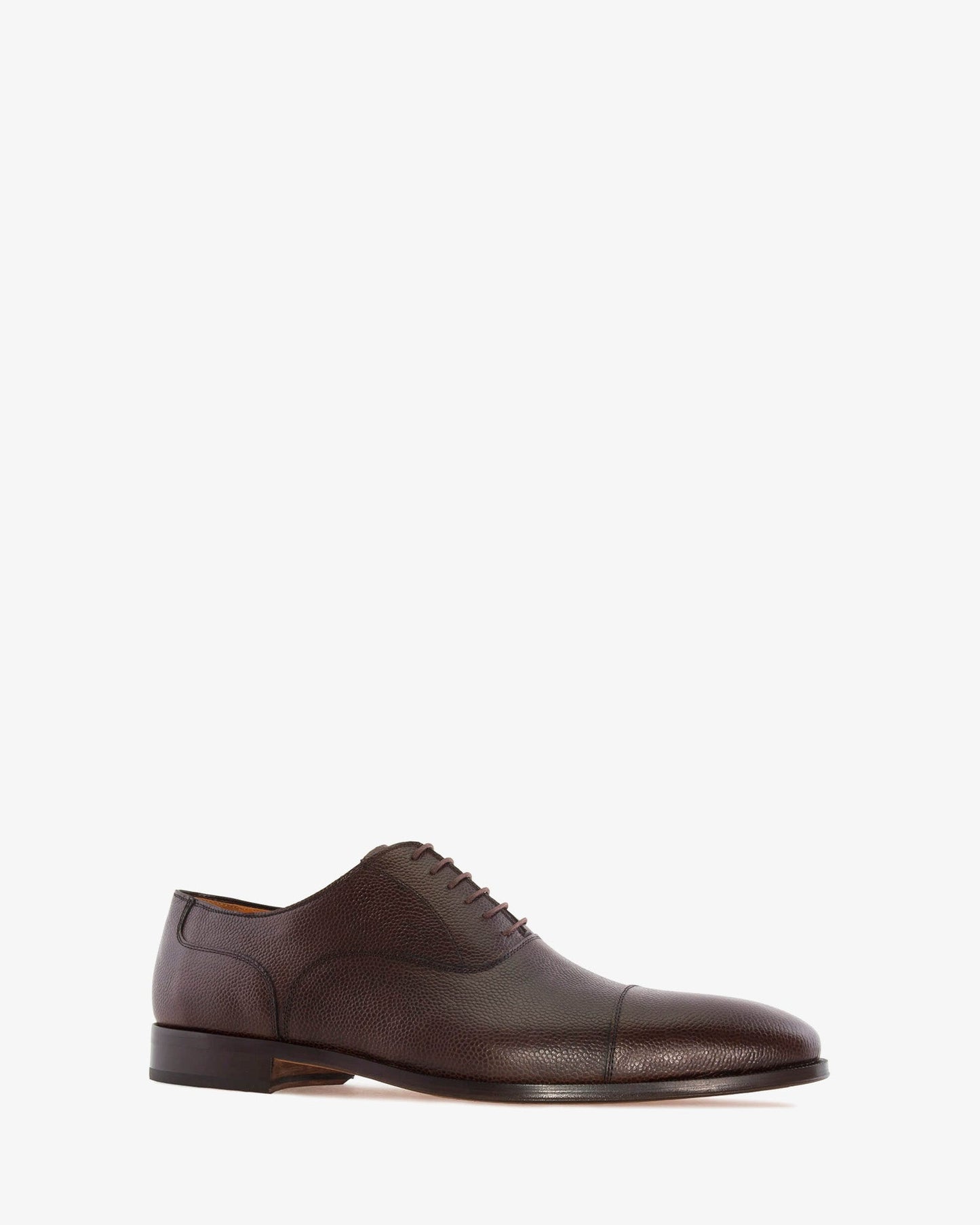 Zapatos estilo oxford en piel marrón