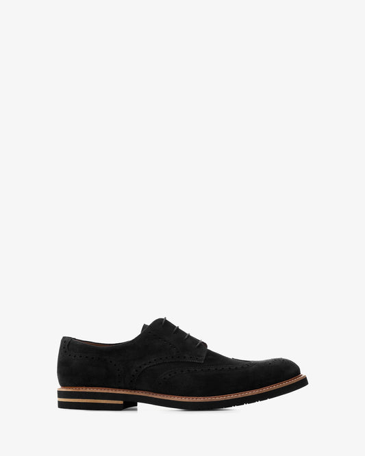Zapatos estilo oxford serraje negro