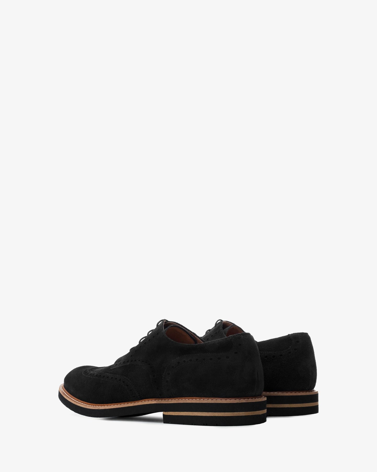 Zapatos estilo oxford serraje negro