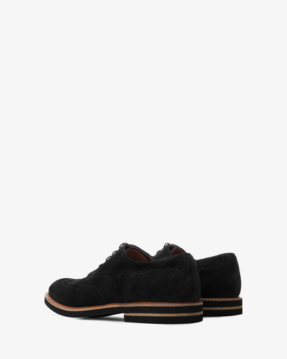 Zapatos estilo oxford serraje negro