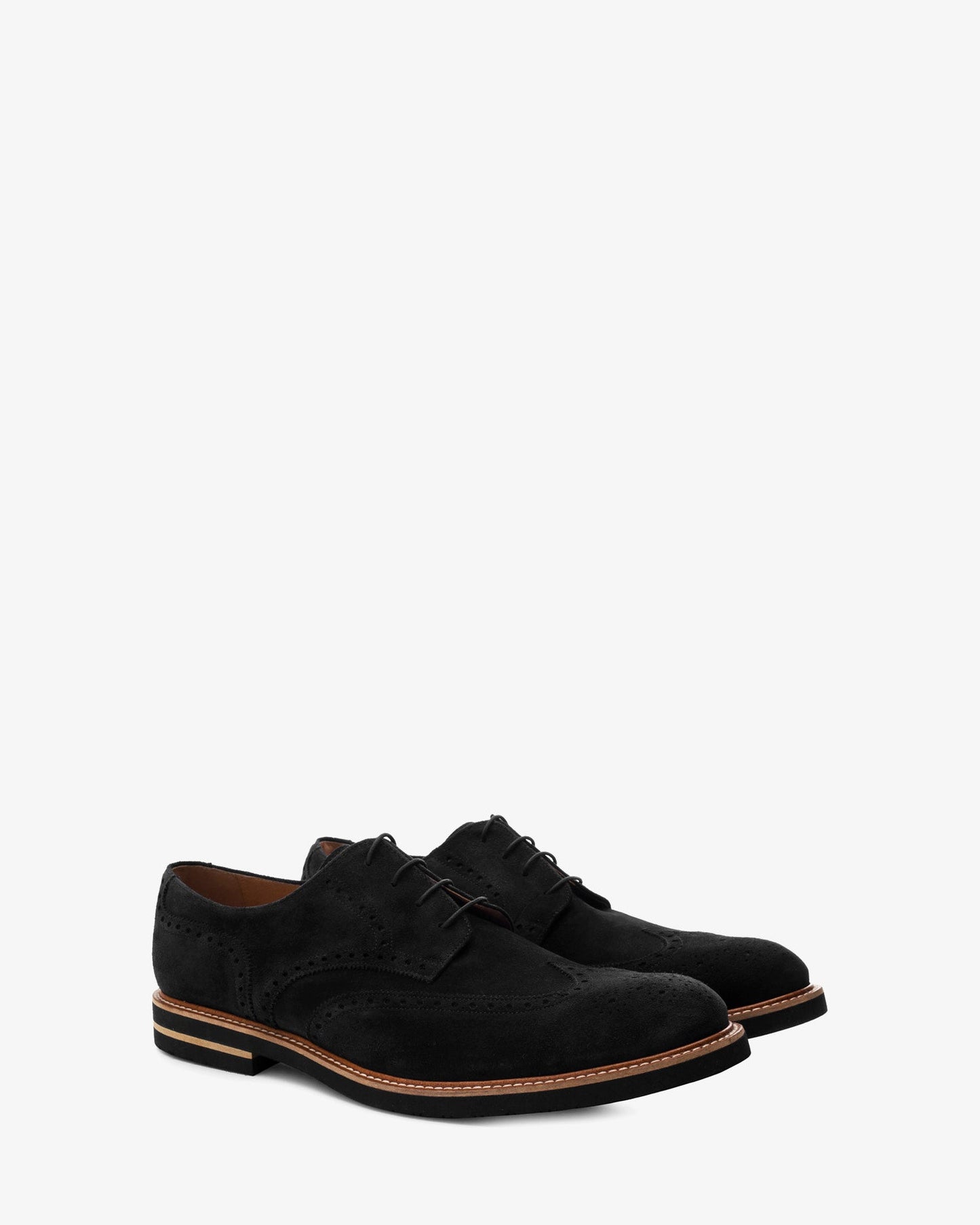 Zapatos estilo oxford serraje negro