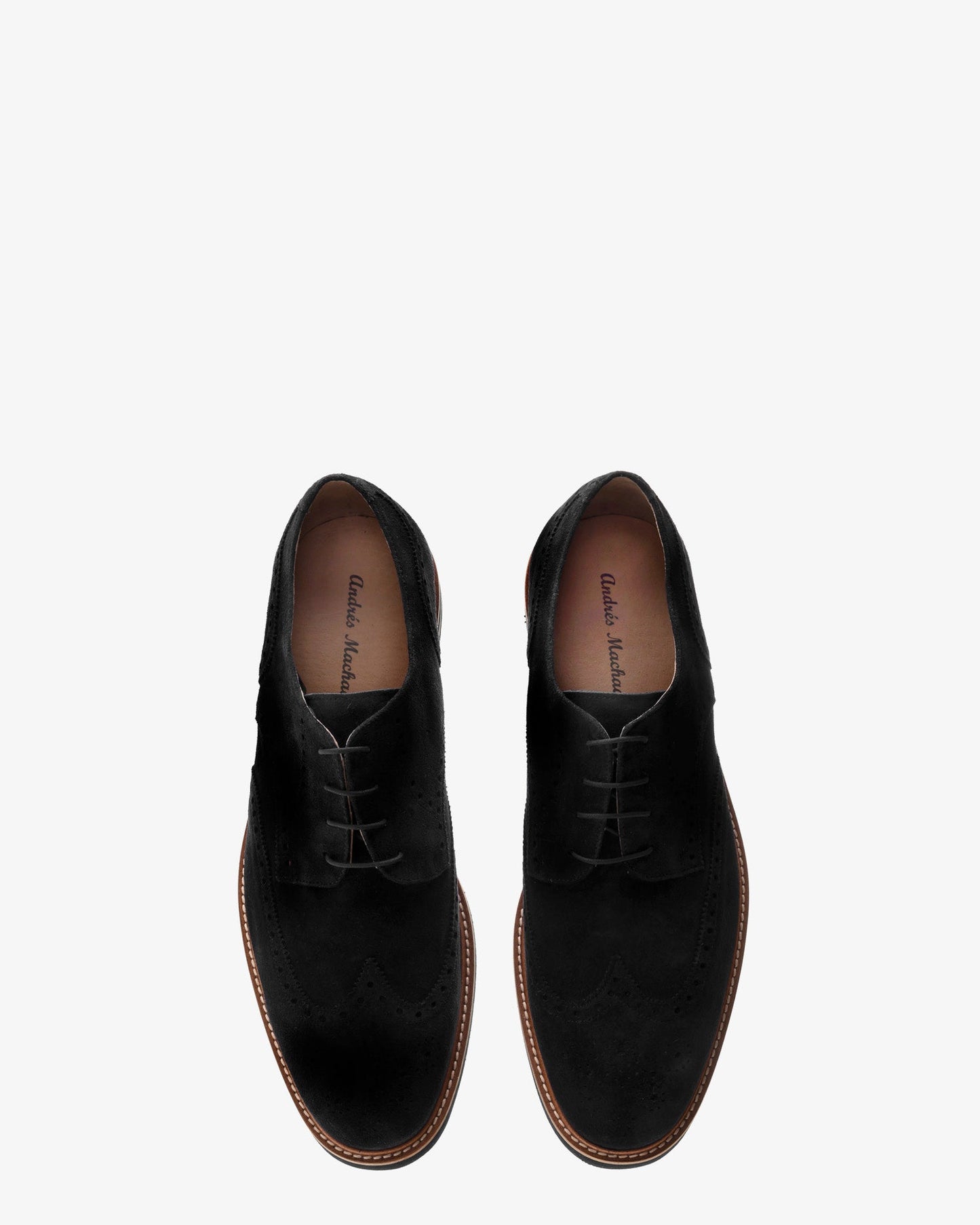 Zapatos estilo oxford serraje negro