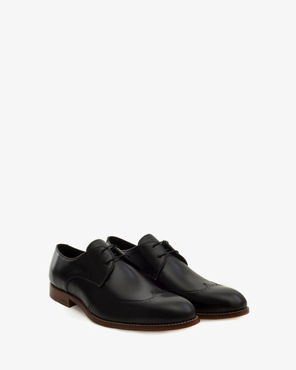 Zapatos oxford piel negro