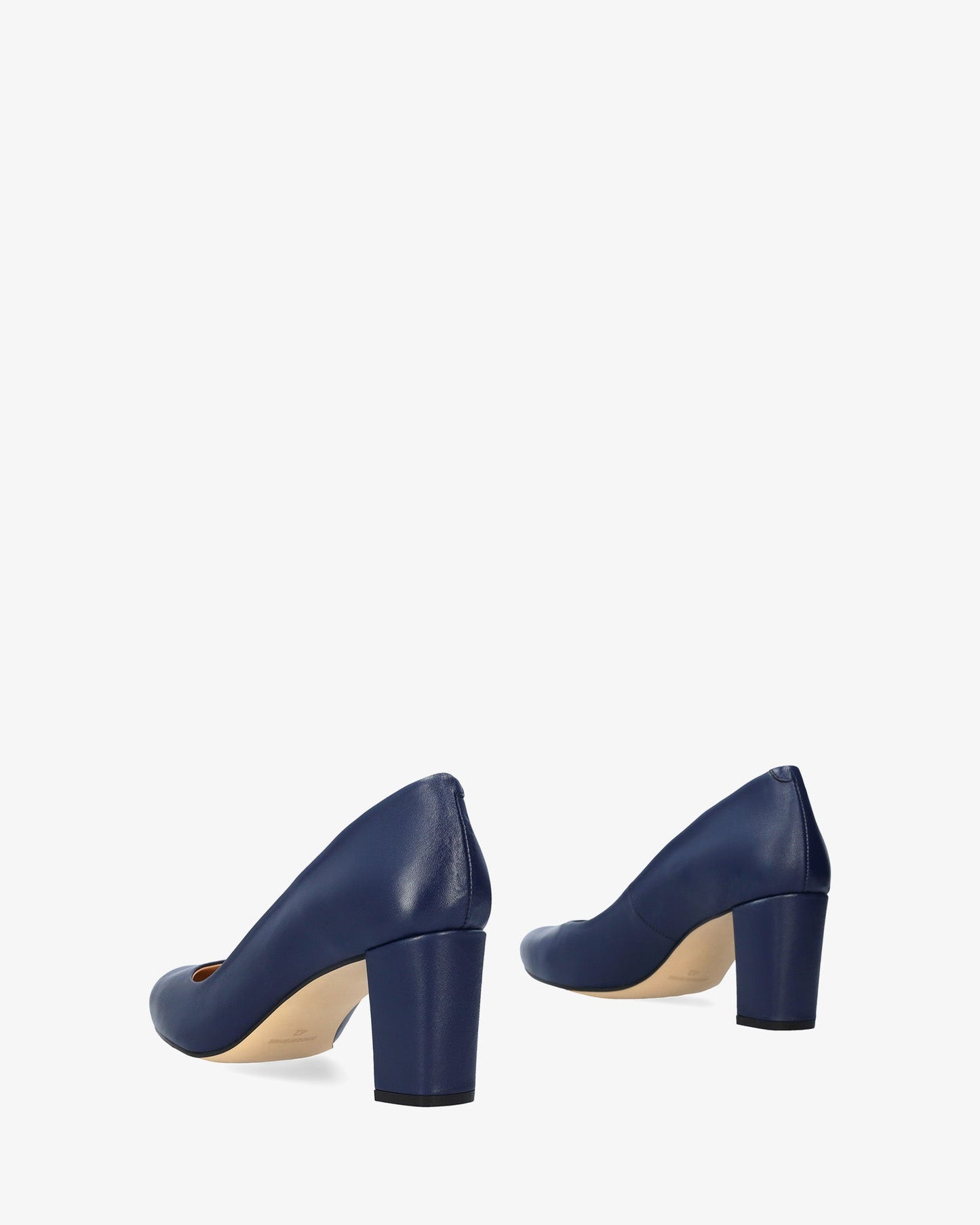 Salón piel azul marino