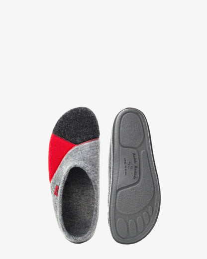 Multi-color alpine shoes grey red