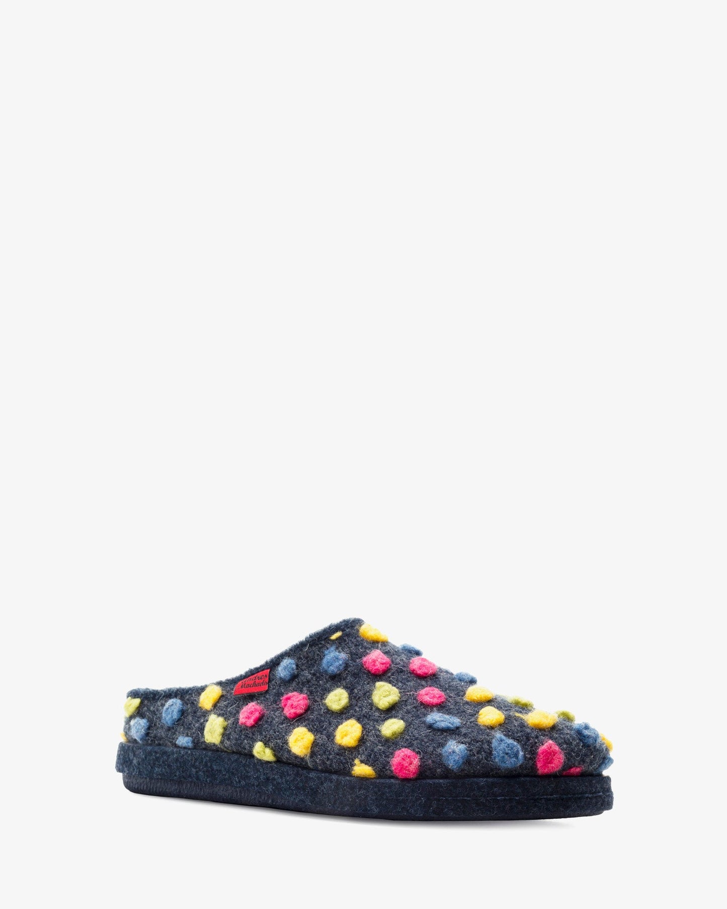 Zapatillas alpinas de puntos multicolor