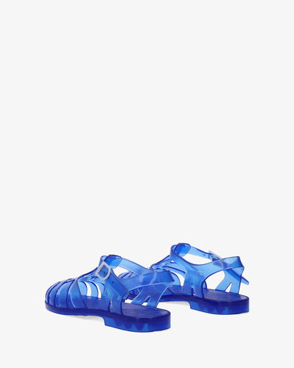 Sandalia cangrejera azul marino