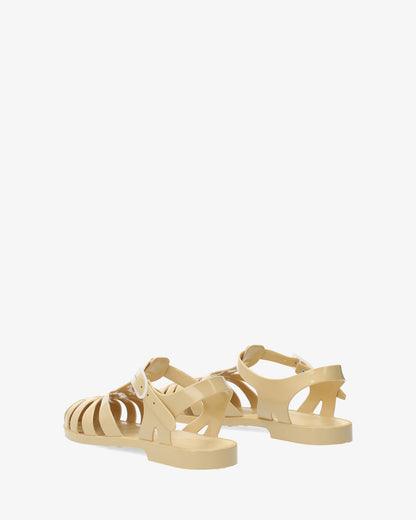 Sandalias cangrejeras beige