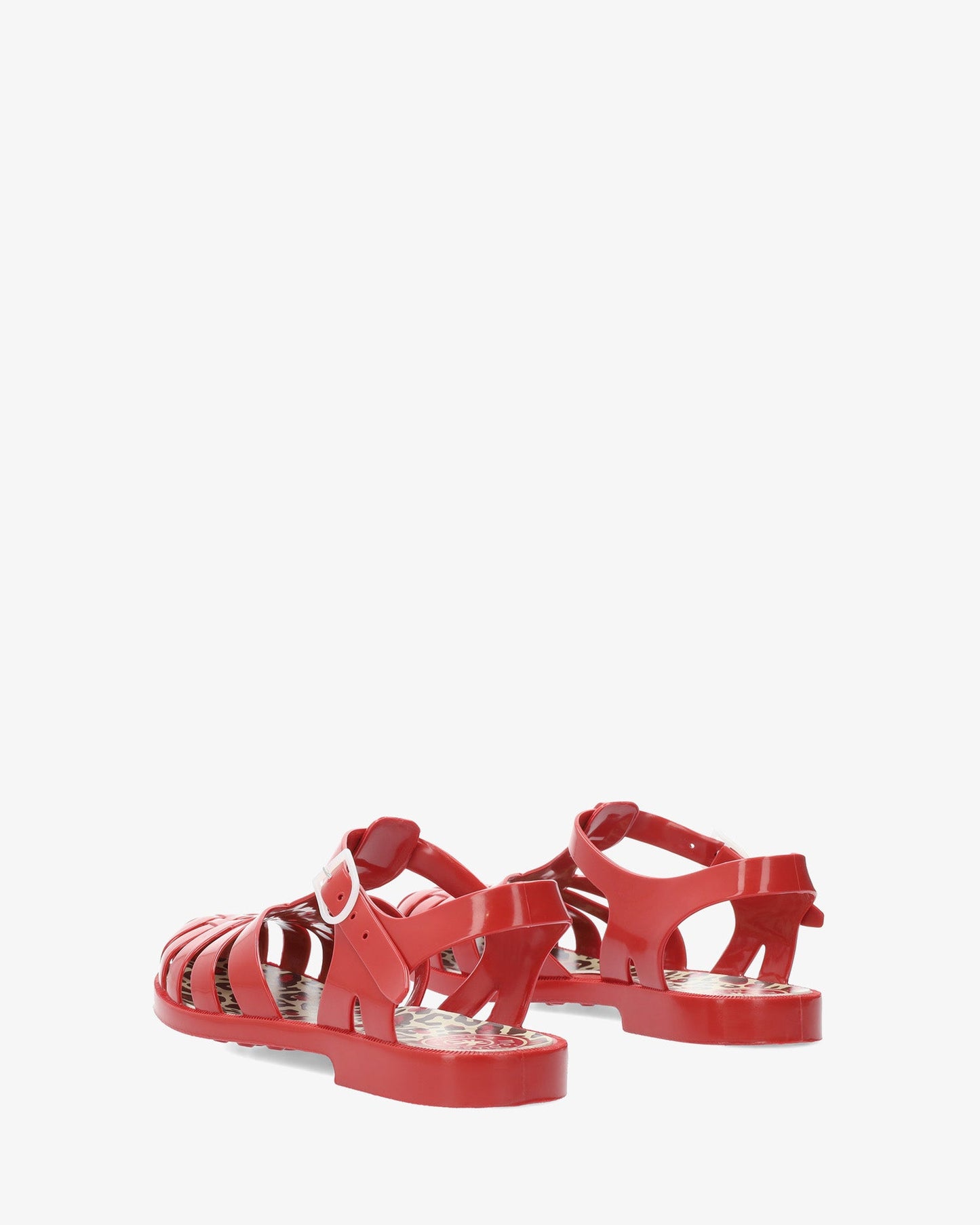 Sandalias cangrejeras granate