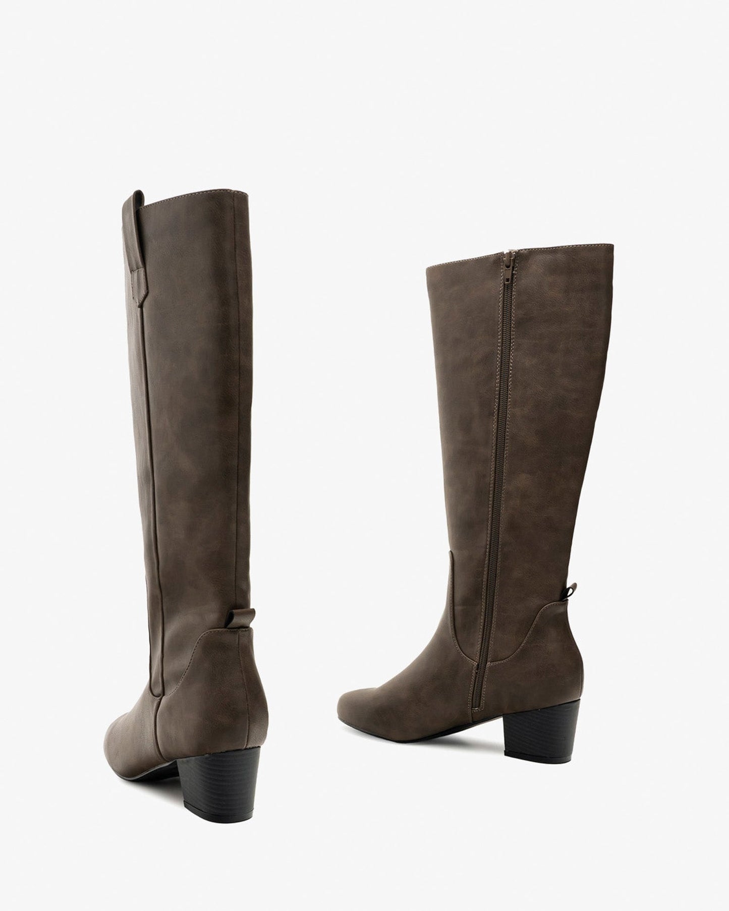 Bota alta en soft siena