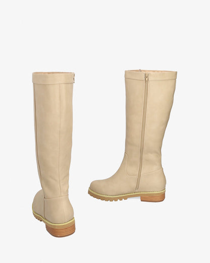 Bota campera en soft hueso