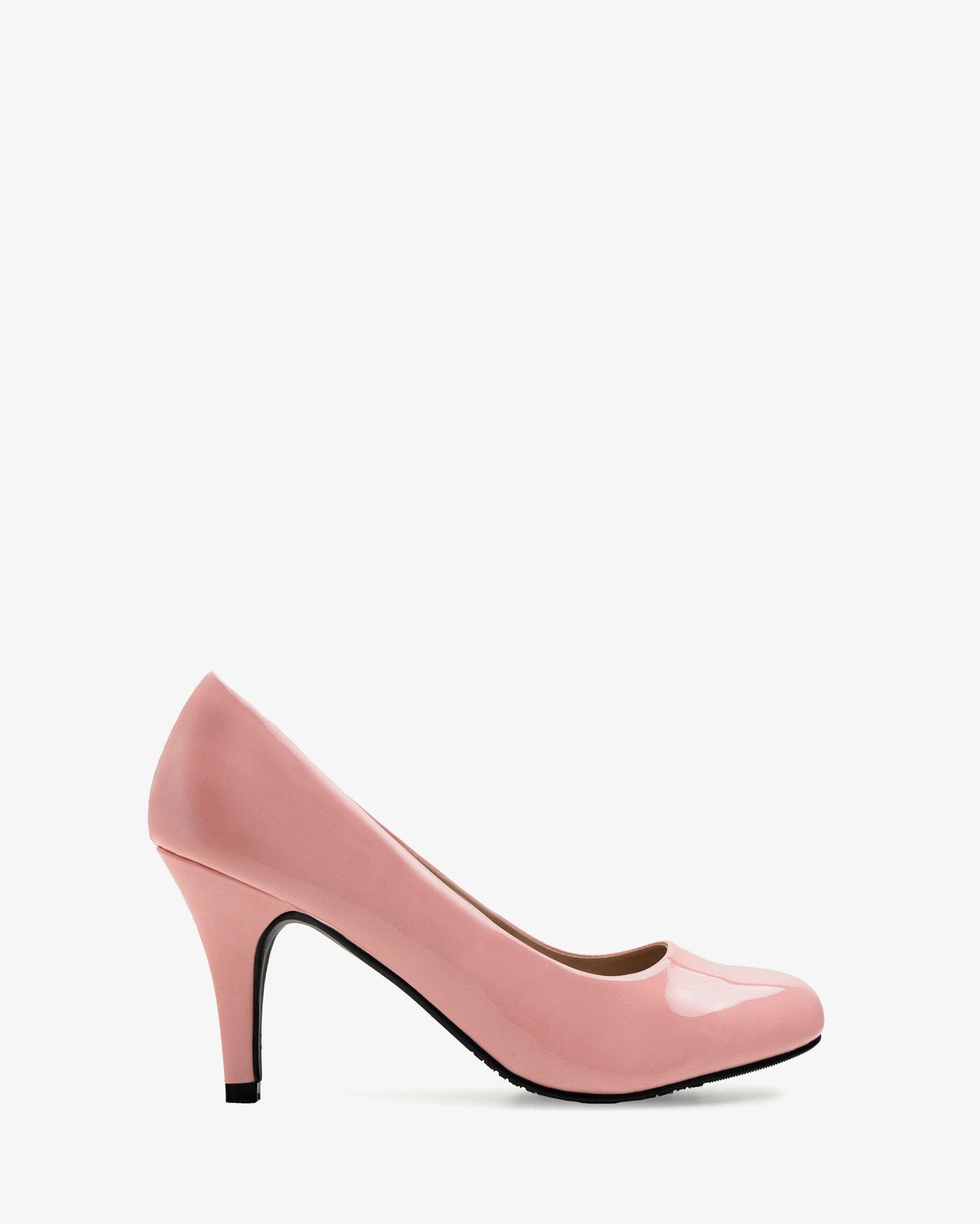 Classic pink patent leather lounge