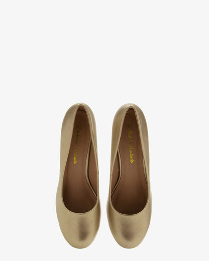 Classic living room in soft gold