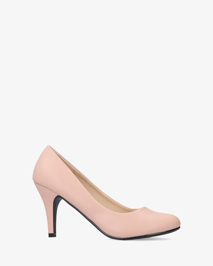 Zapatos de salón retro en soft rosa