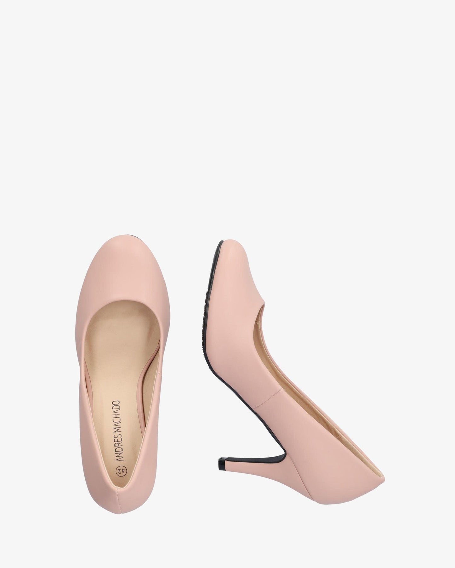 Zapatos de salón retro en soft rosa