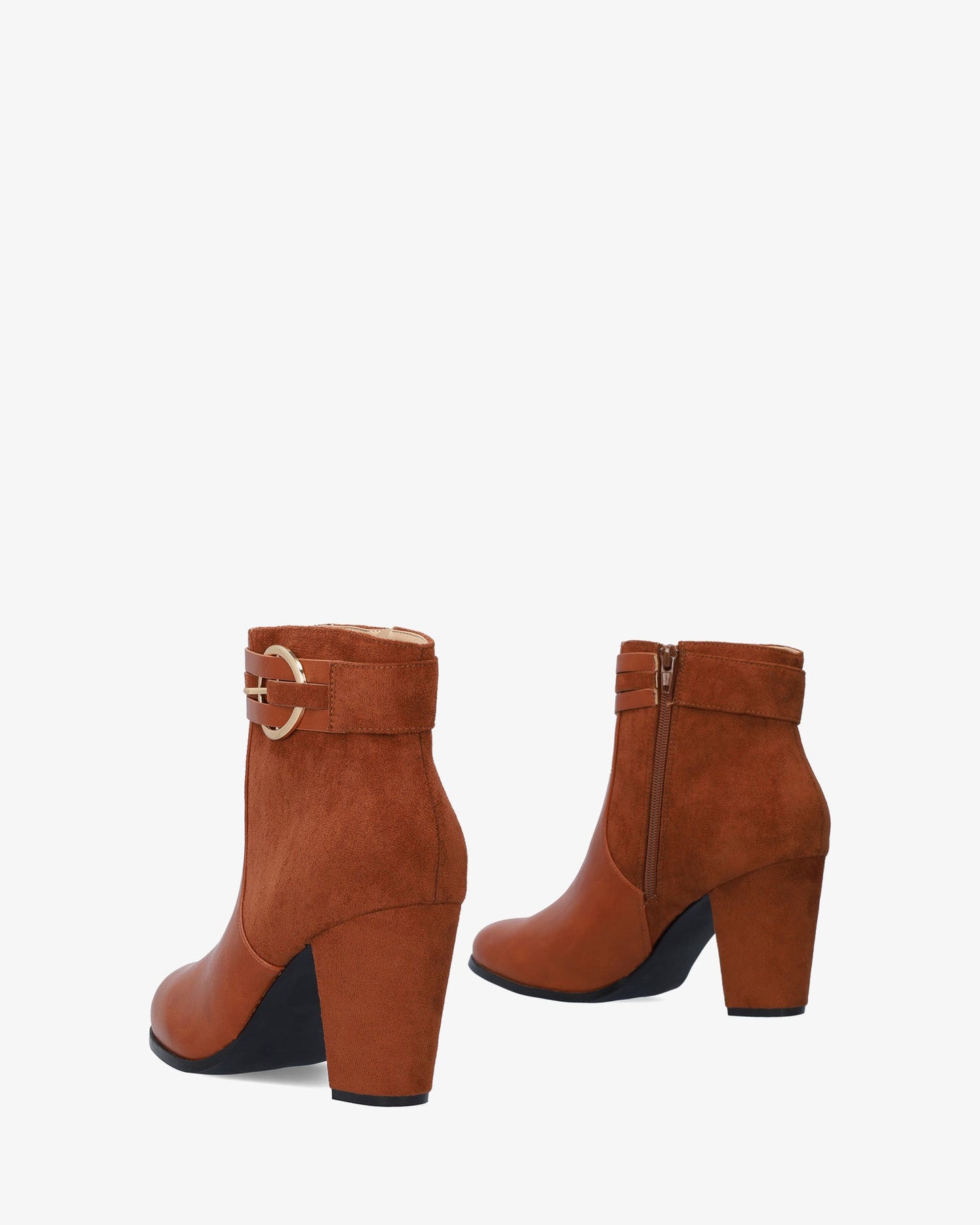 Botín combinado marrón