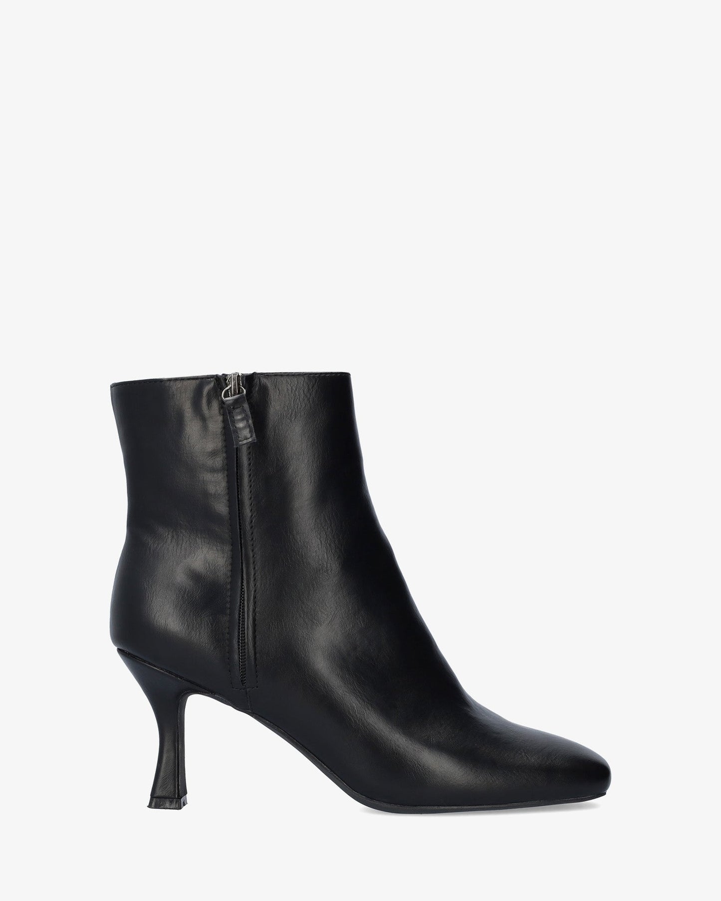 Soft black ankle boot