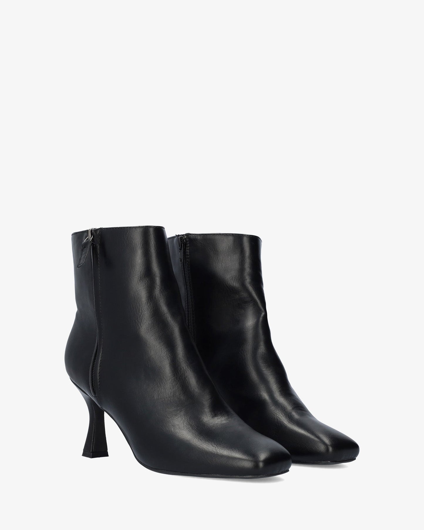 Soft black ankle boot