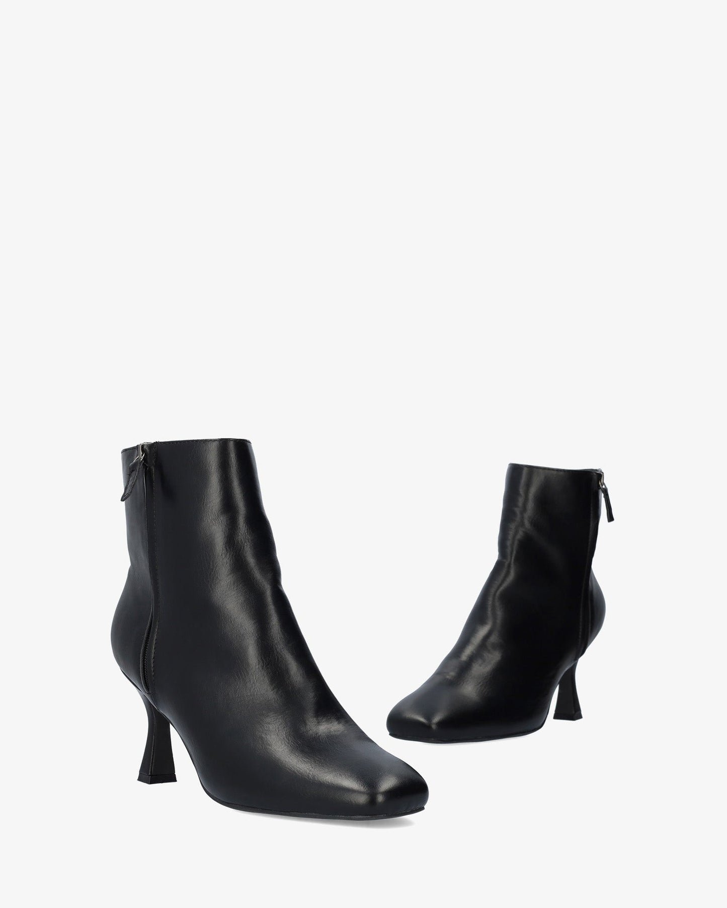 Soft black ankle boot