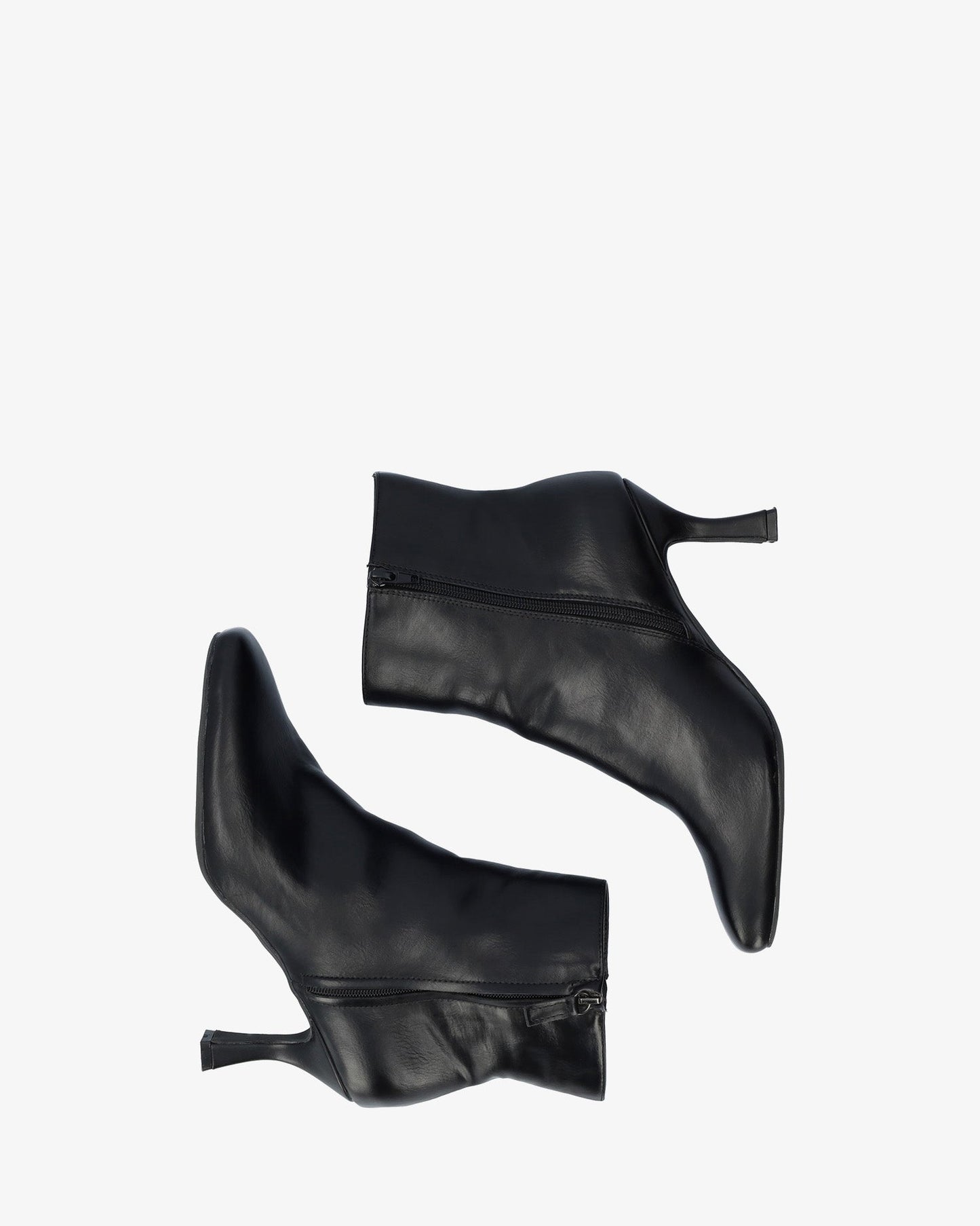 Soft black ankle boot