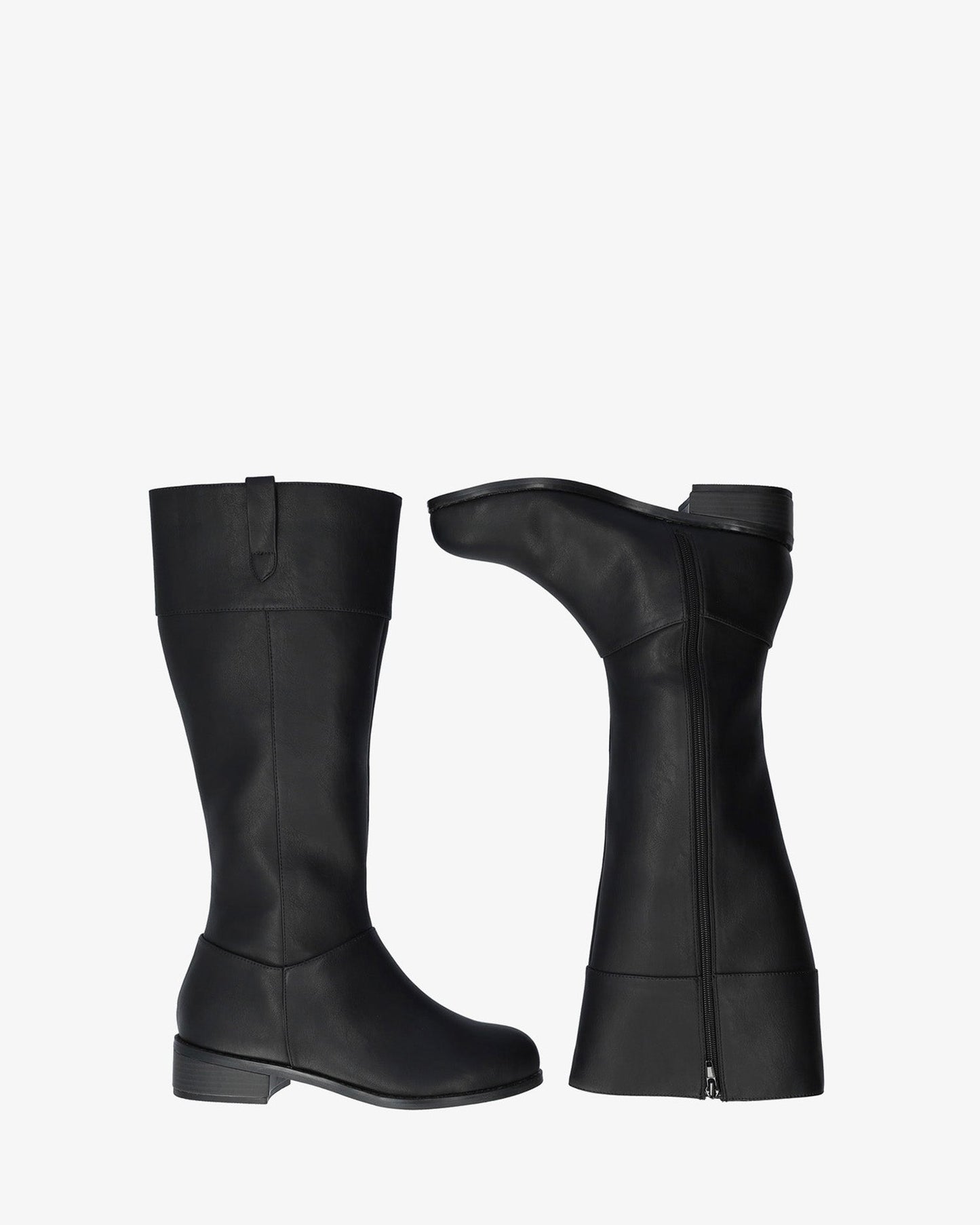 Bota alta en soft negro