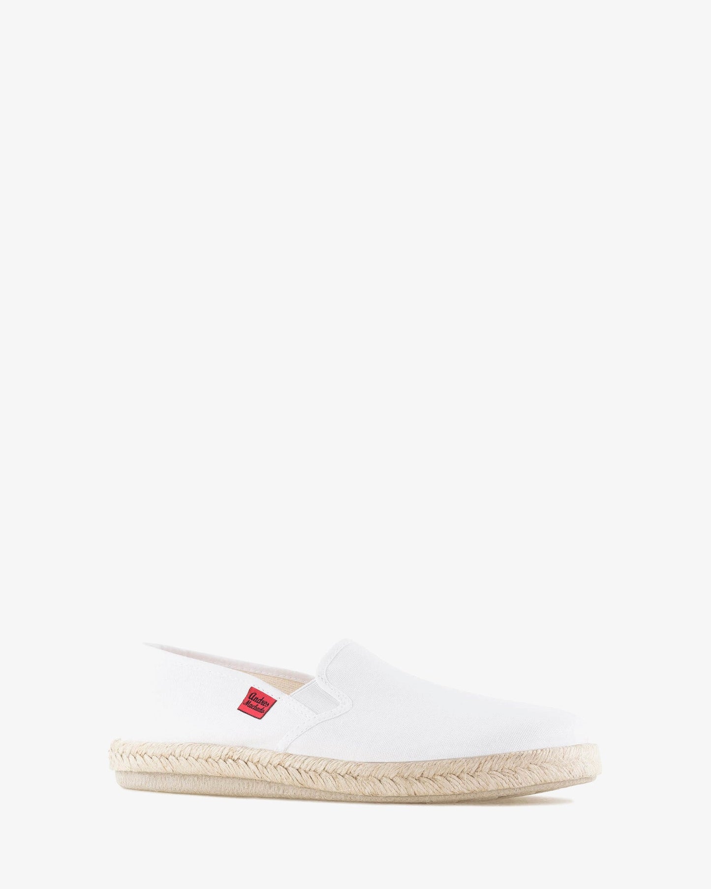 Miticas zapatillas de lona blanco y suela de goma y yute