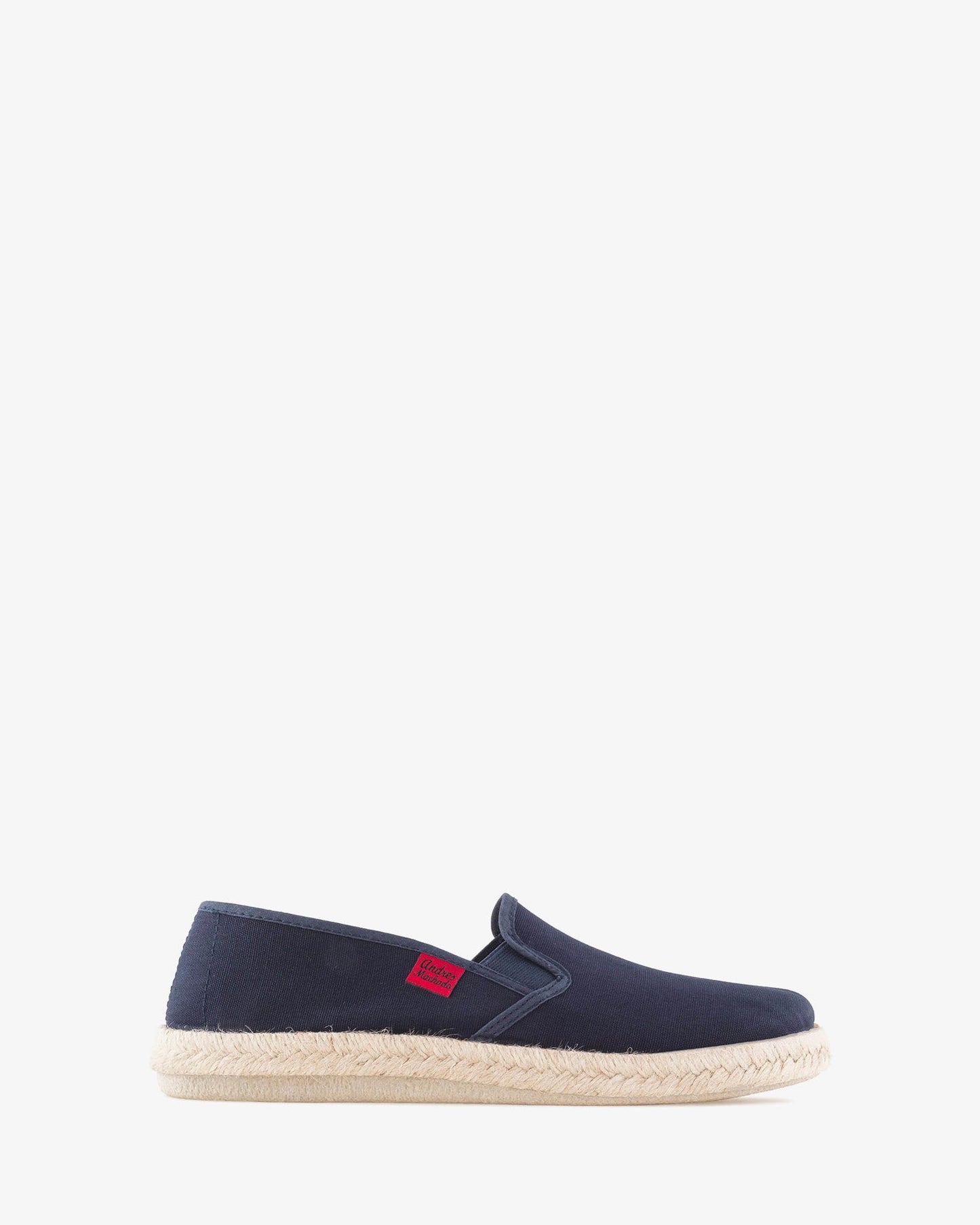 Miticas zapatillas de lona marino y suela de goma y yute