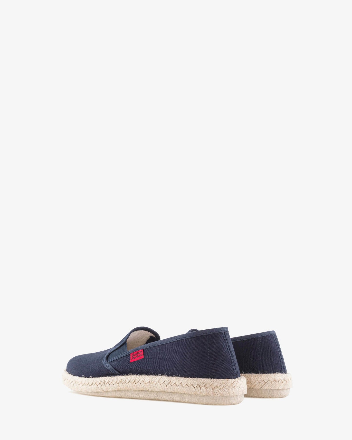 Miticas zapatillas de lona marino y suela de goma y yute