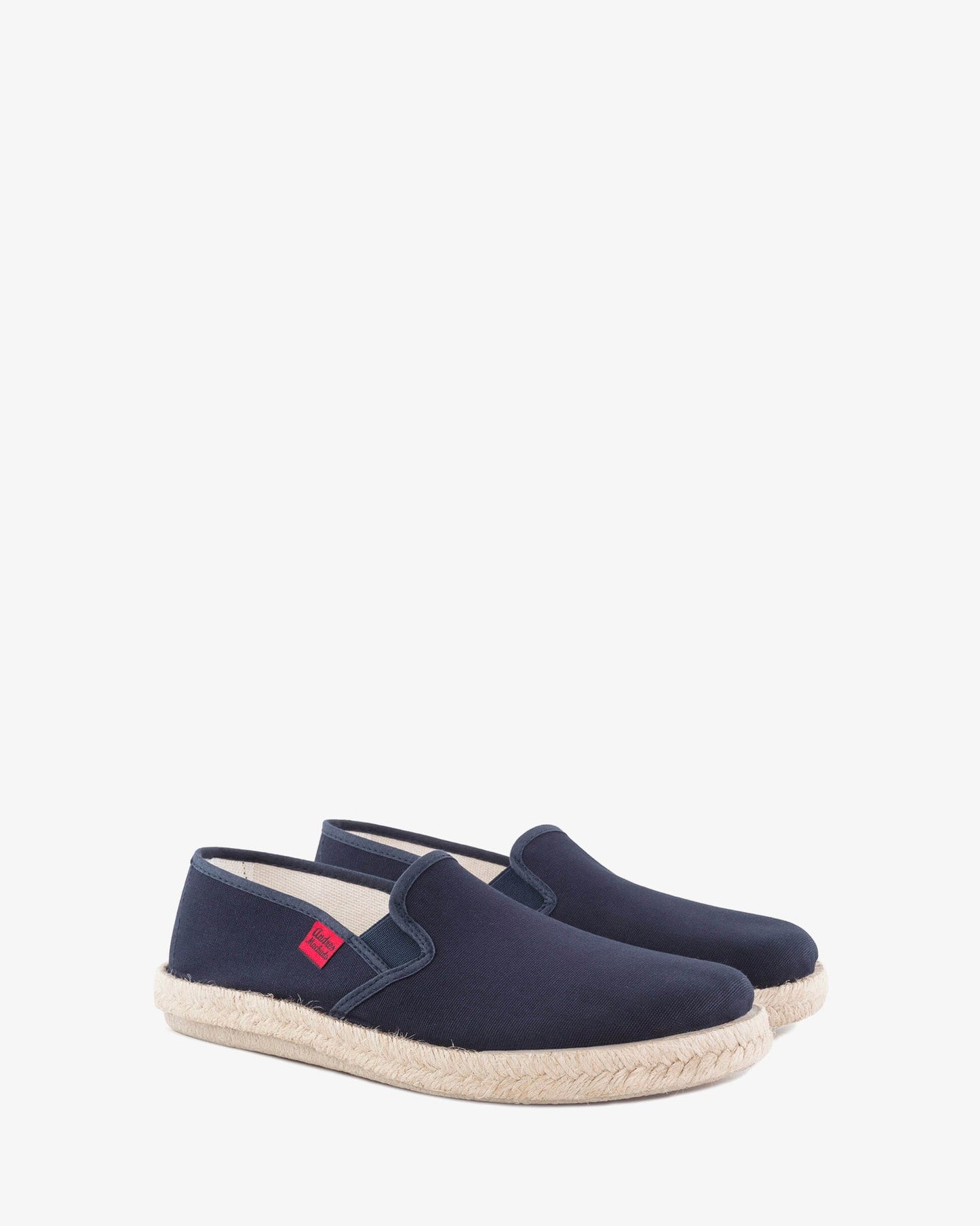 Miticas zapatillas de lona marino y suela de goma y yute
