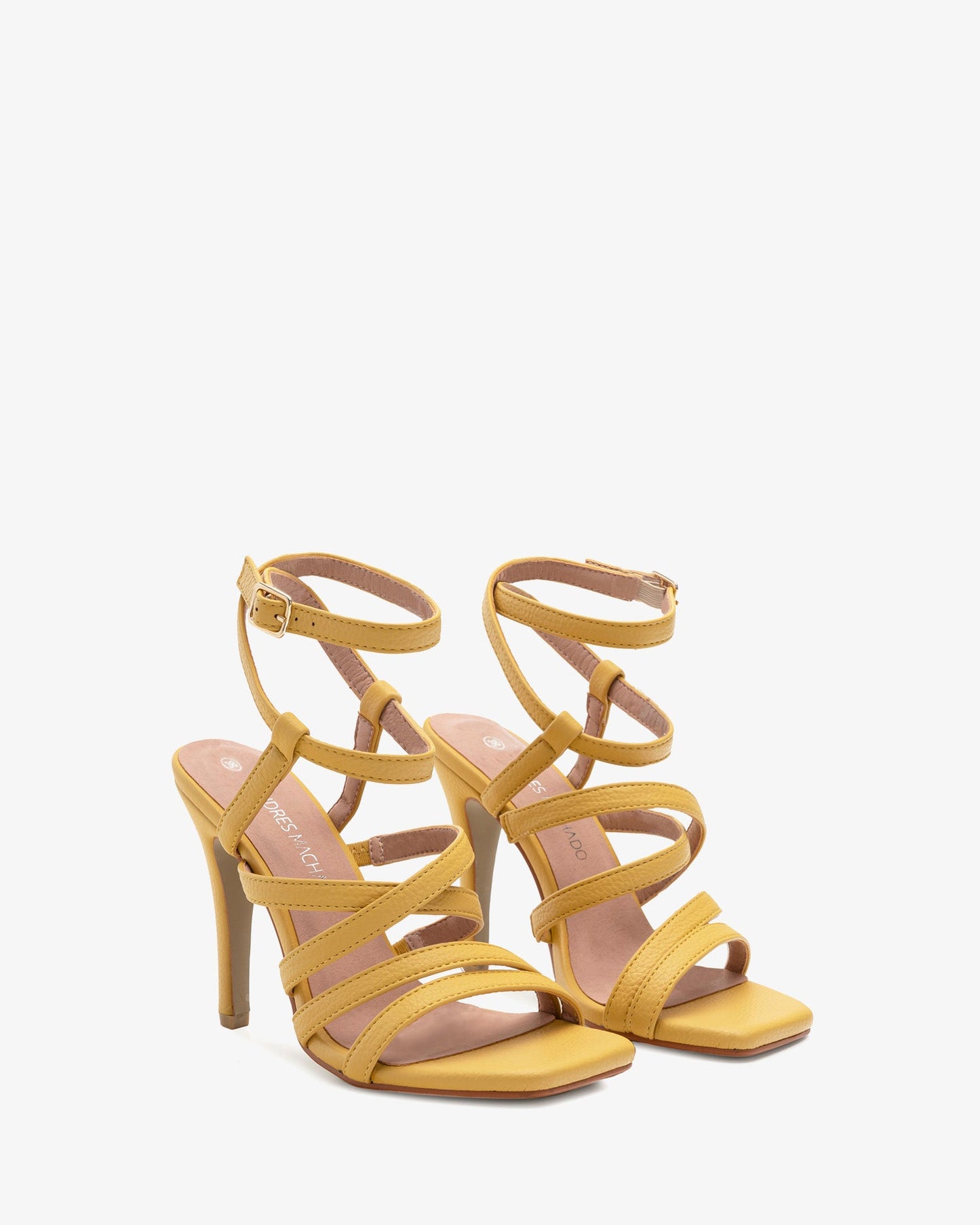 Sandalia tiras en soft amarillo