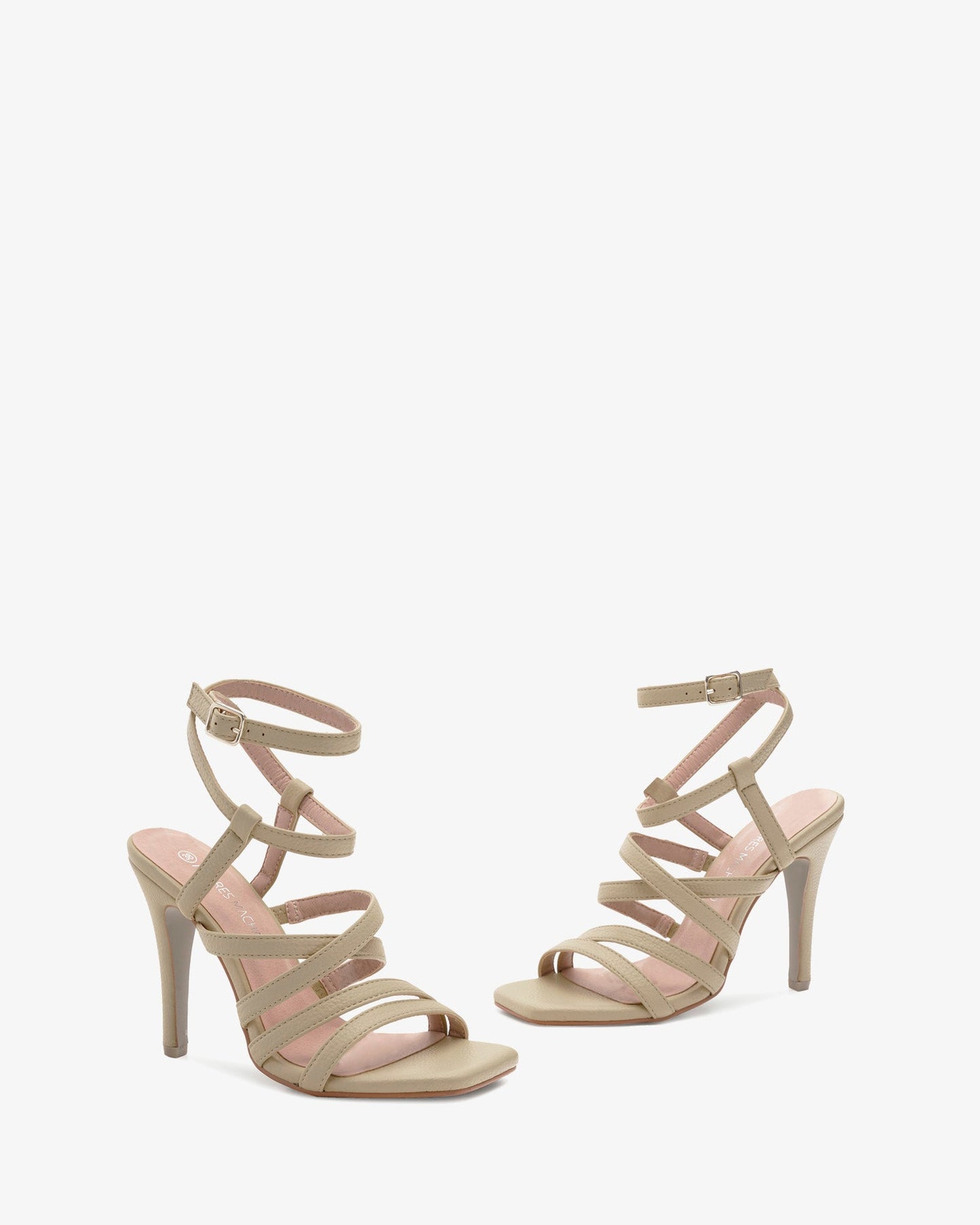 Sandalia tiras en soft beige