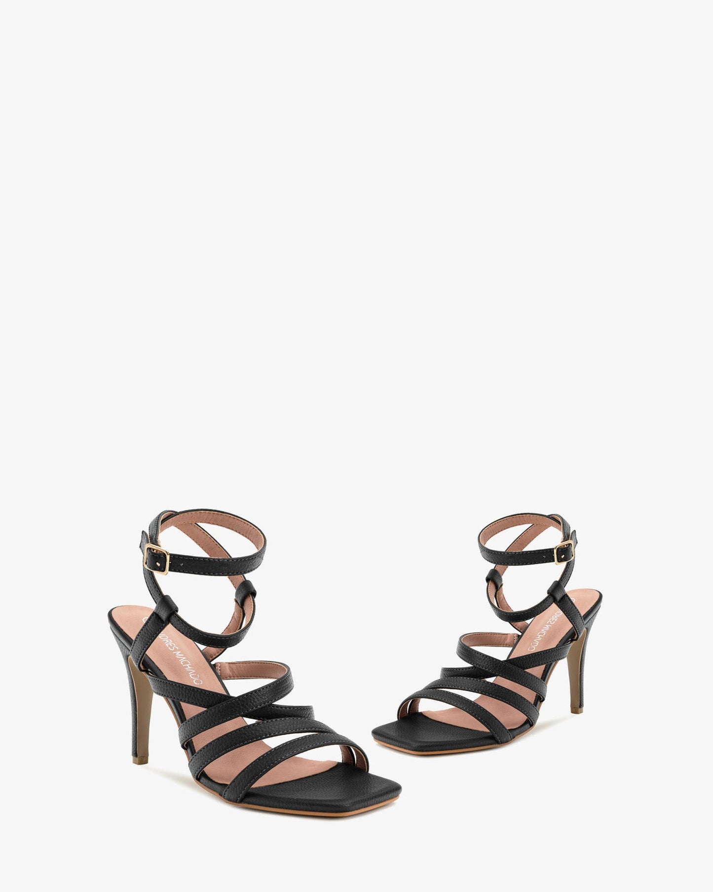 Sandalia tiras en soft negro