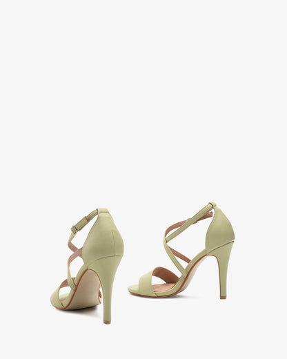 Sandalia tacón soft menta