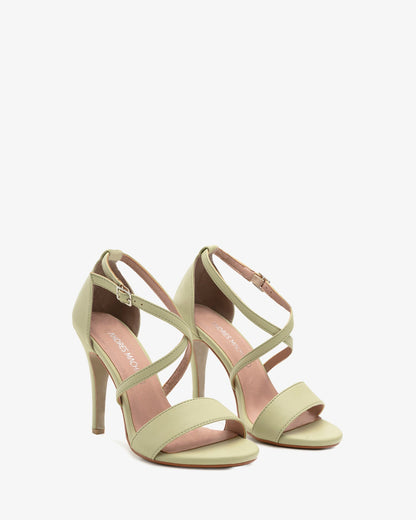 Sandalia tacón soft menta