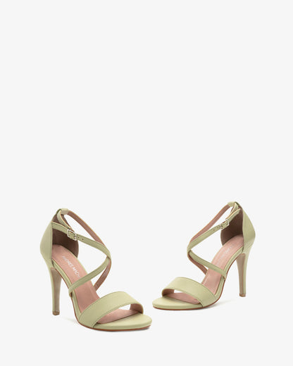 Sandalia tacón soft menta