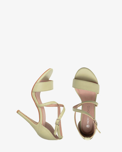 Sandalia tacón soft menta