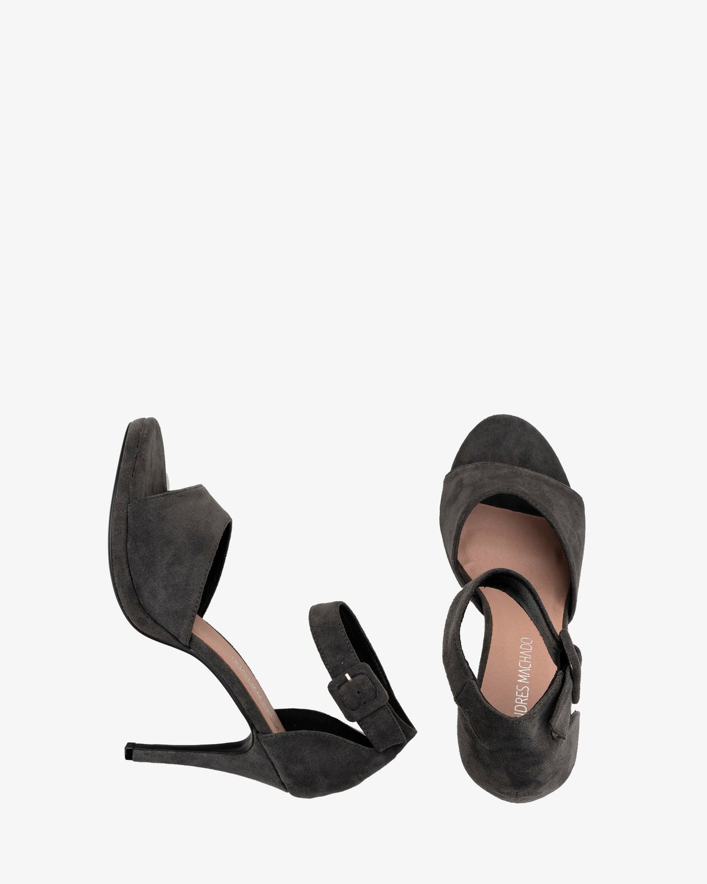 Sandalias en símil ante de color gris