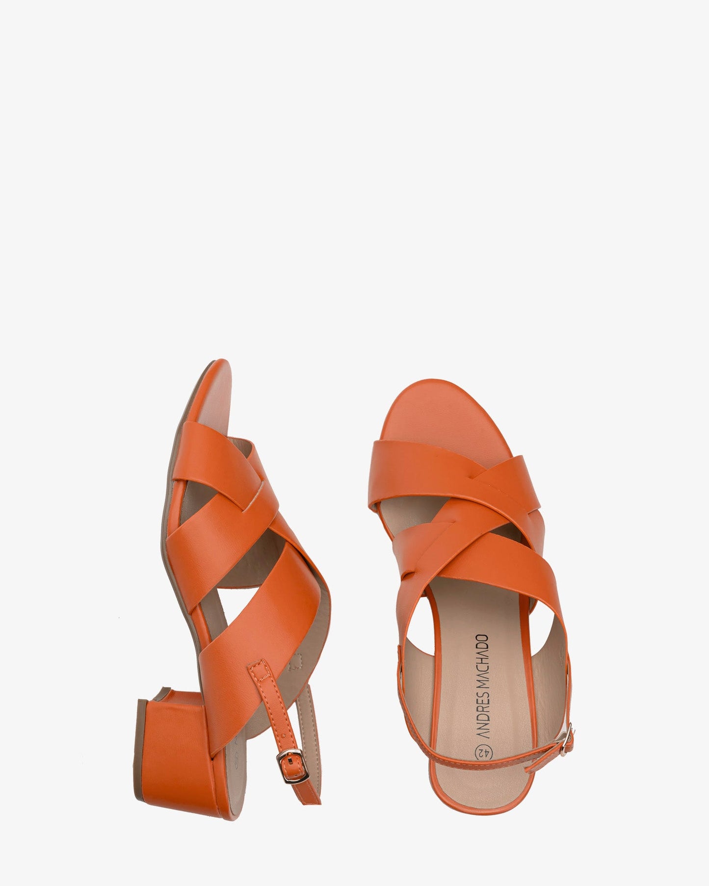 Soft orange sandal