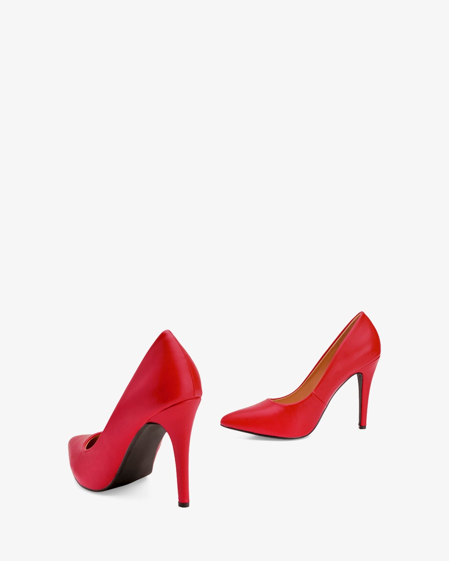 Red soft heeled shoe