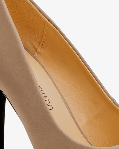 Zapato tacón en soft siena