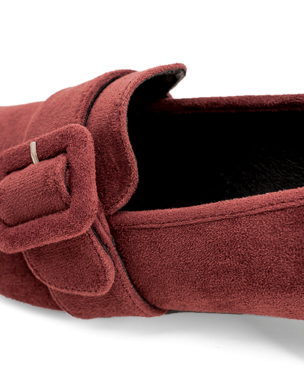 Mocasín hebilla ante burdeos