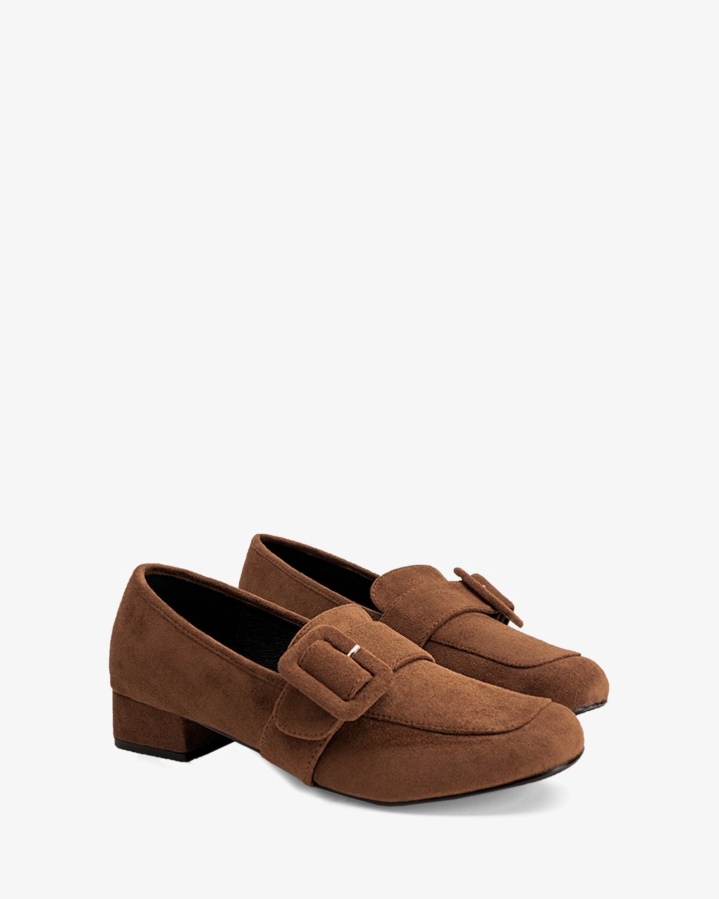 Mocasín hebilla ante marrón